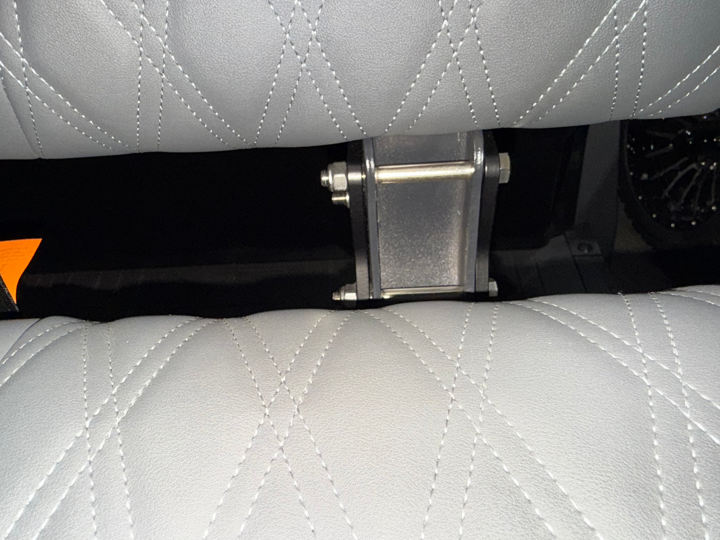 Rover XL & XXL Front Seat Relocation Brackets – Move Seat Back 3” (No Drilling Required)