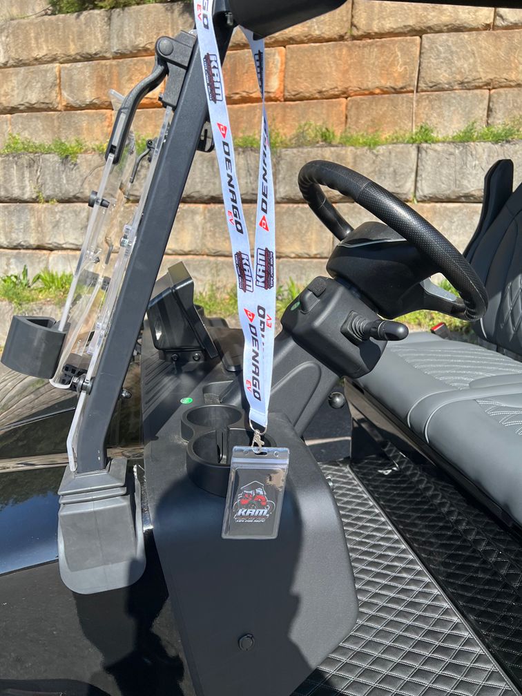 KRM Lanyard w/ Plastic Sleeve for Denago Key Card (Shipping Included)