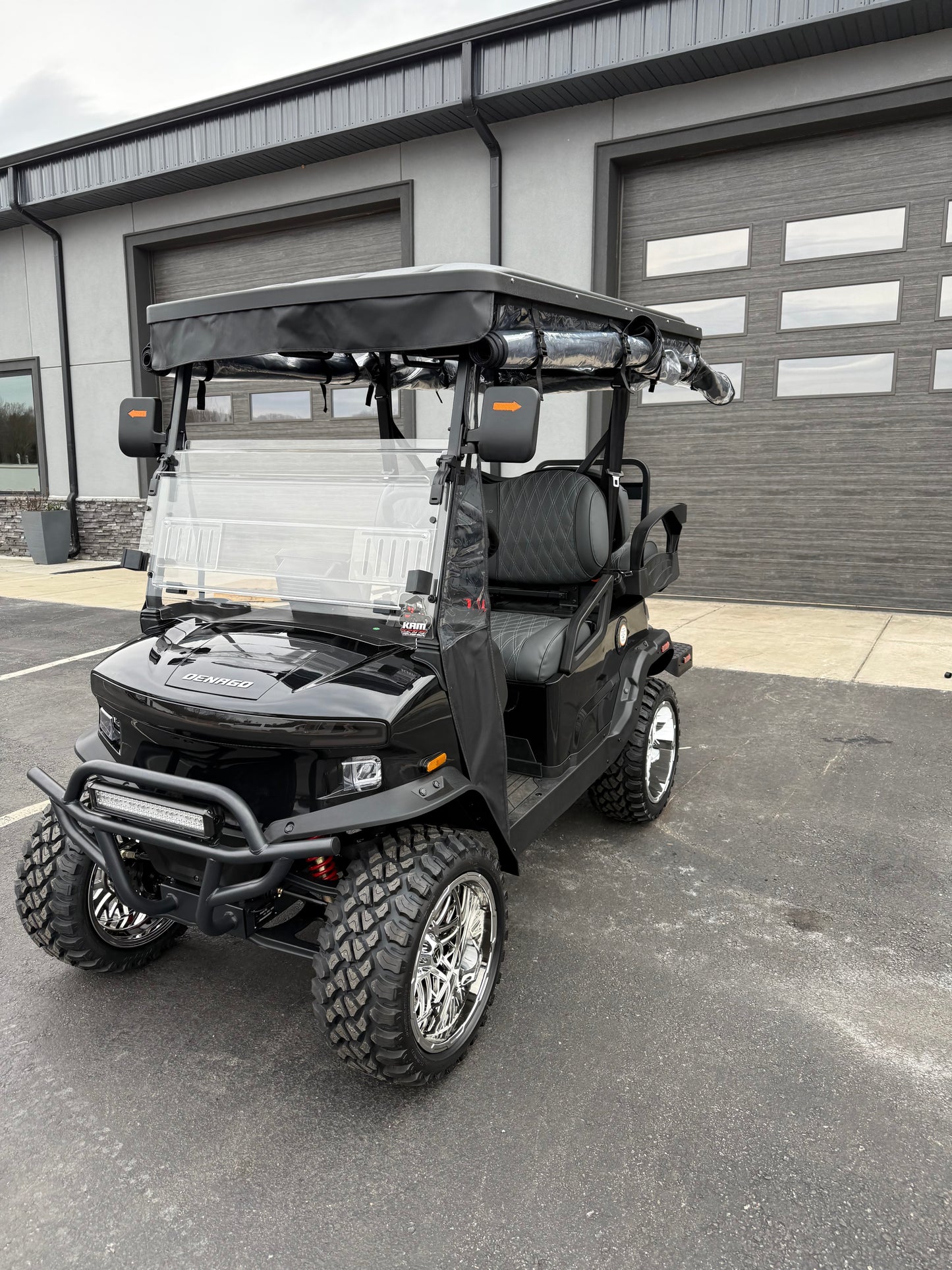 2025 Denago Nomad XL Clear Windshield w/ Vents (Shipping Included)