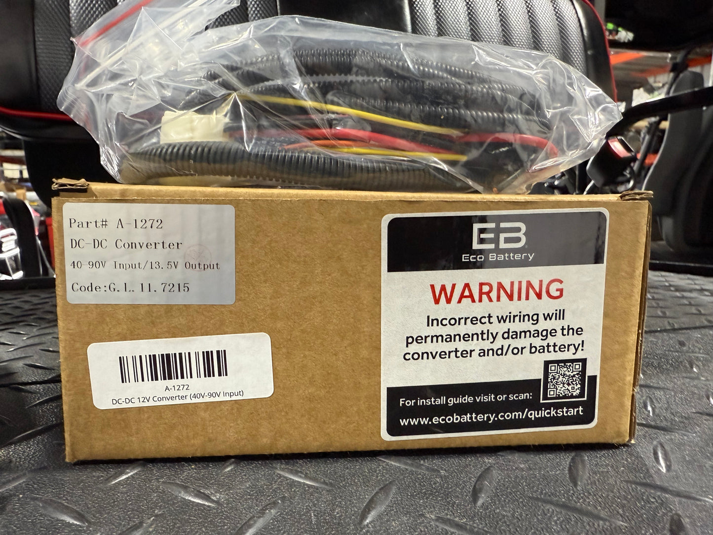 Eco Battery DC-DC 12V Converter (40V-90V Input) (Free Shipping)