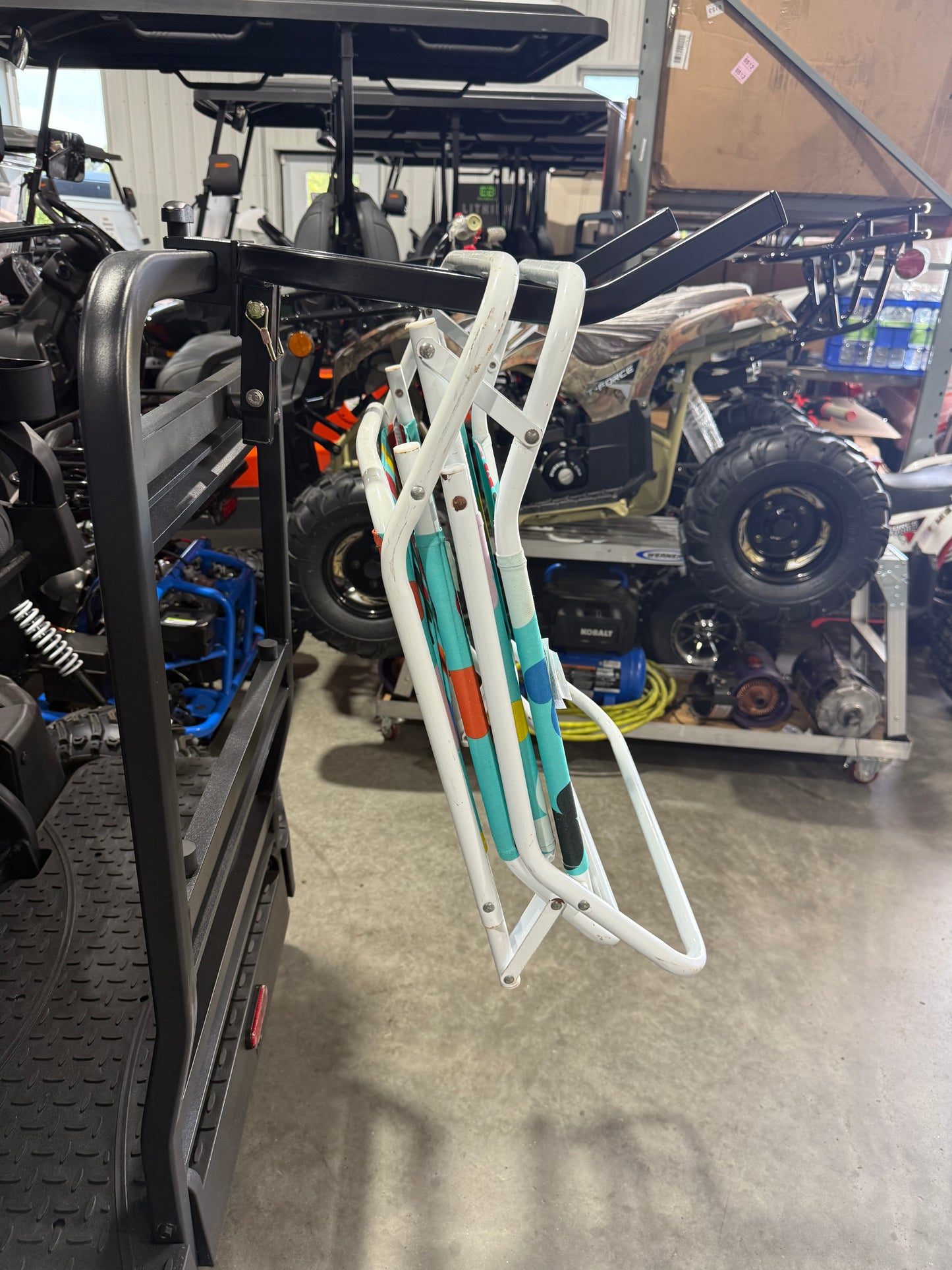 Beach Chair Rack – Fits Denago Nomad & Rover L6 Carts (Free Shipping)