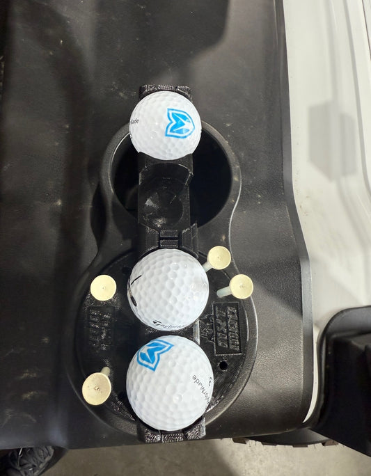 3D Printed Golf Tee & Ball Holder for Denago Cupholder