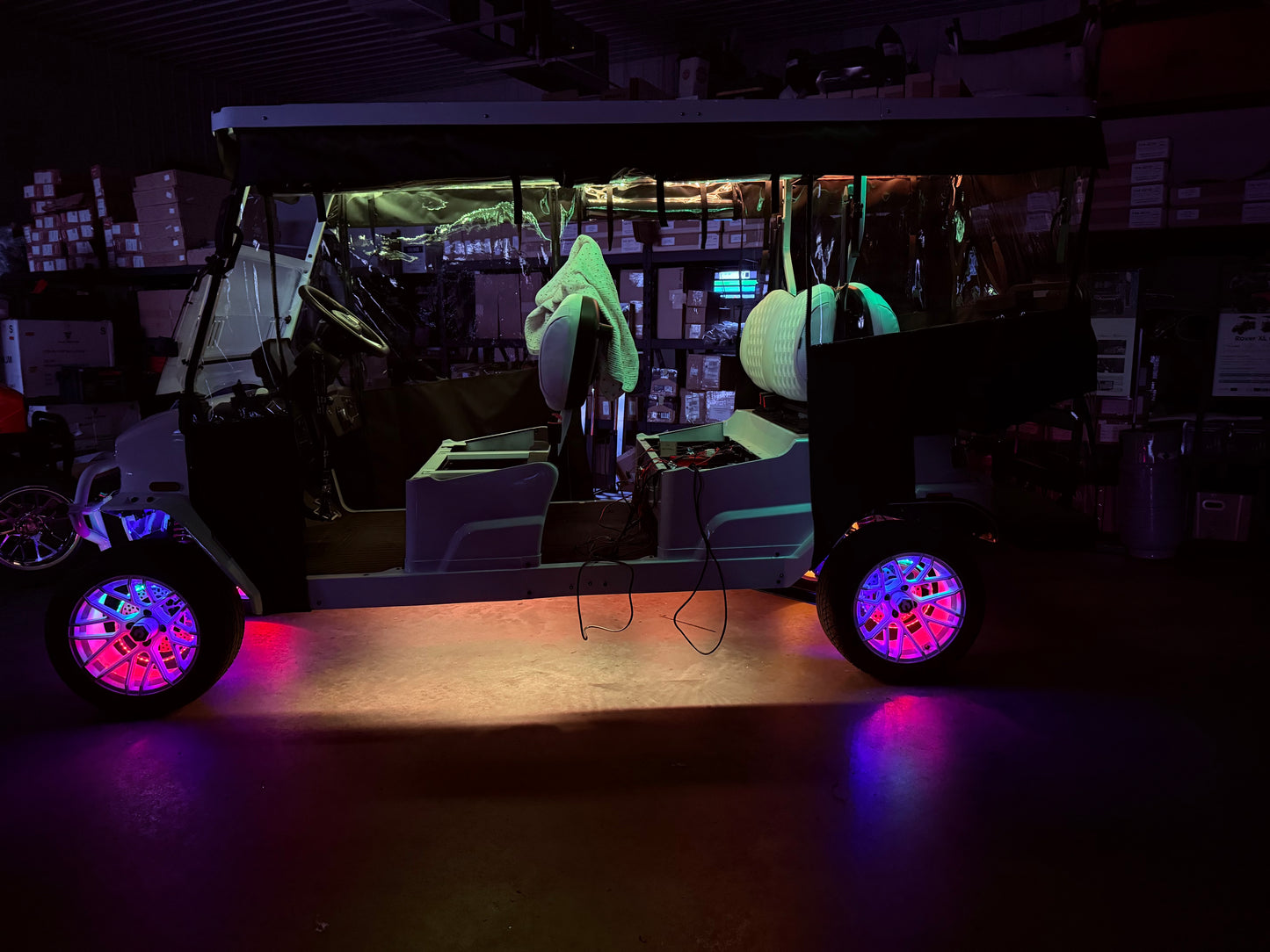 LED Wheel Lights Kit for All Denago Golf Cart Models