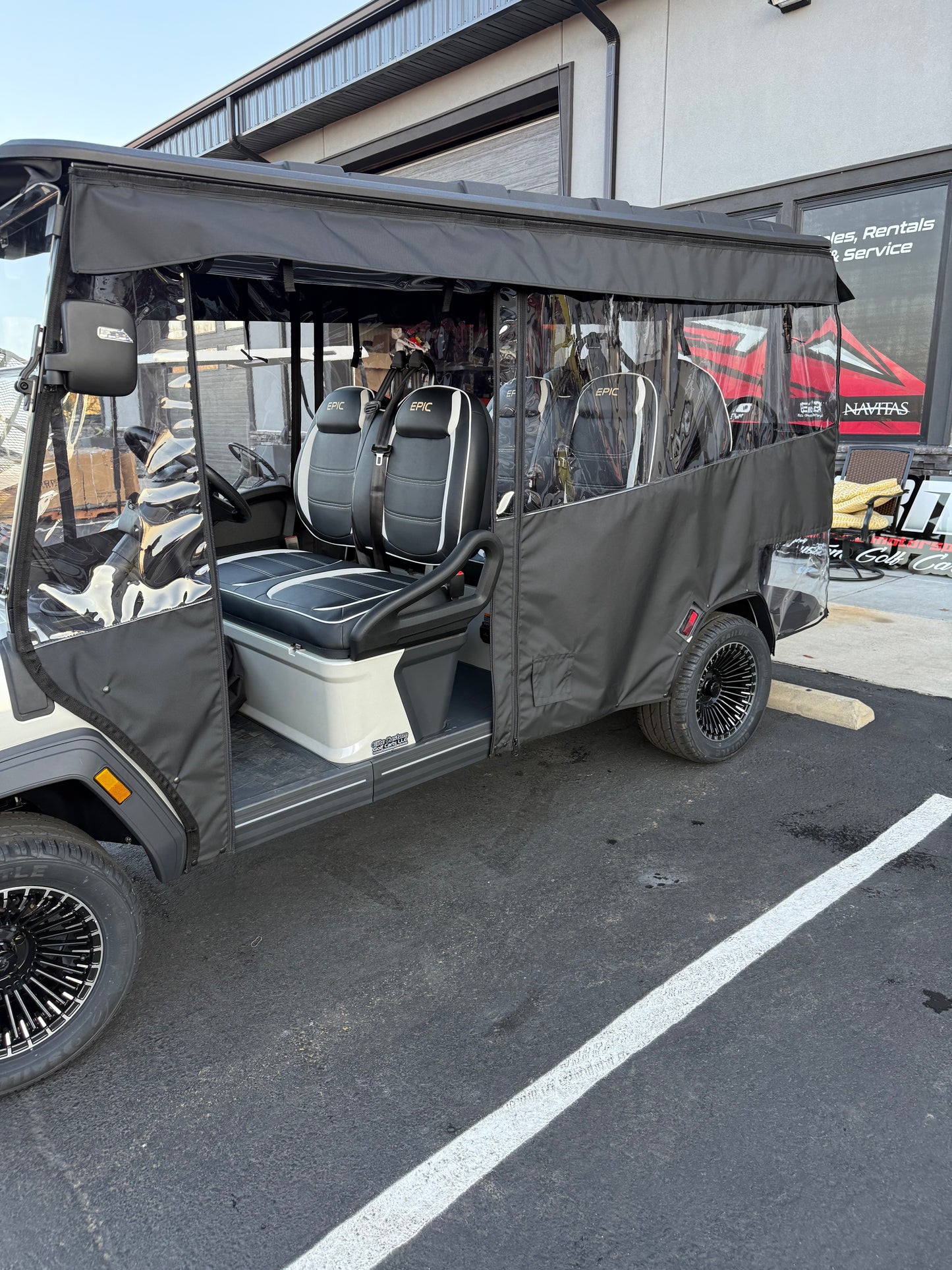 NXTMOD Full Enclosure for Epic E60FX (6-Passenger) – All-Weather Protection
