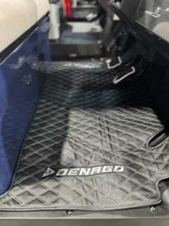 Denago Custom Diamond-Stitch Floor Mats – Front & Rear (Full Set)